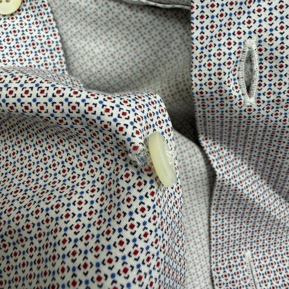 Prada Patterned Button-Down Shirt in Multicolor C… - image 4